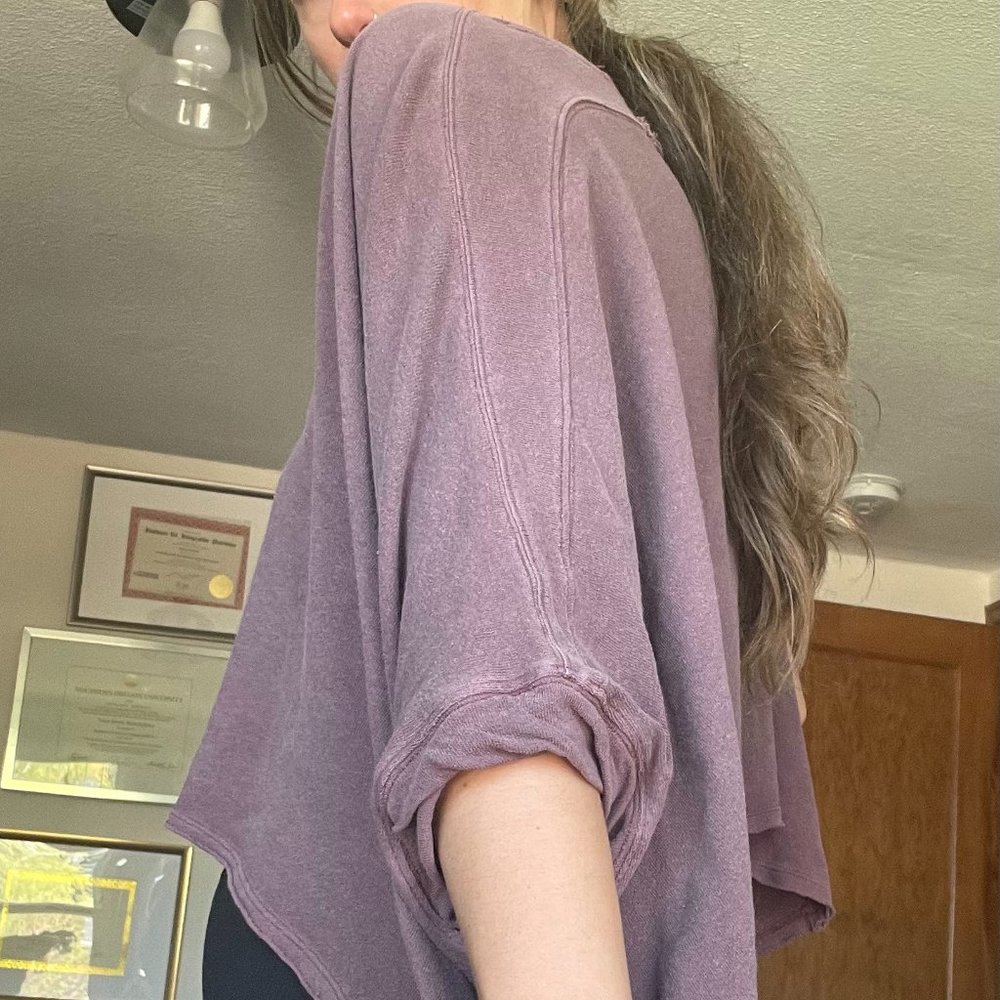 XS Free People Cropped Lounge T-Shirt